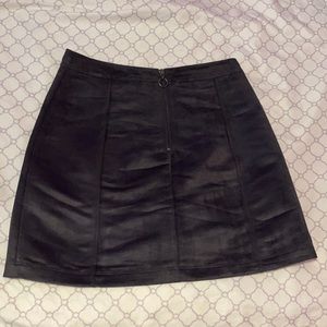 Old Navy, skirt, size 4, black suede
